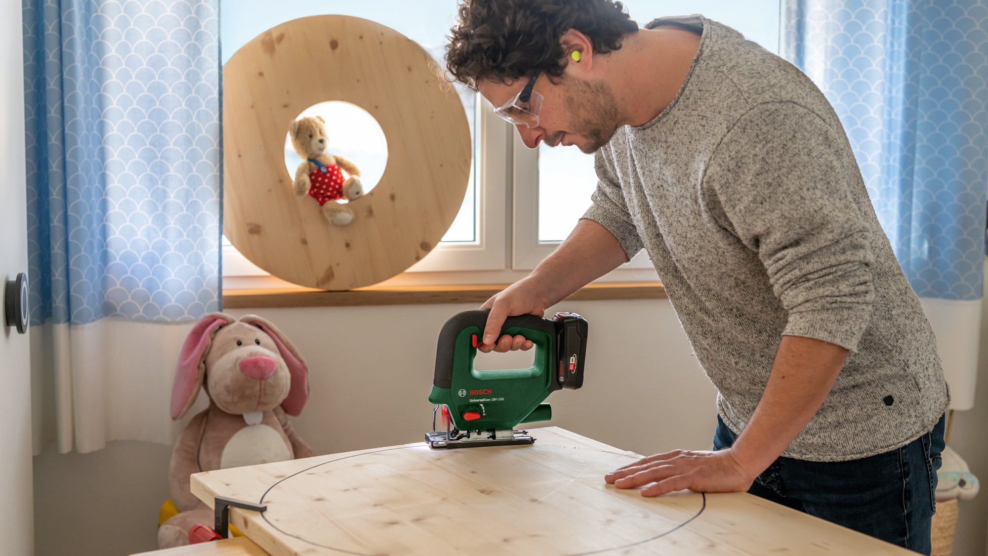 Sierra de calar a batería UniversalSaw 18V-100