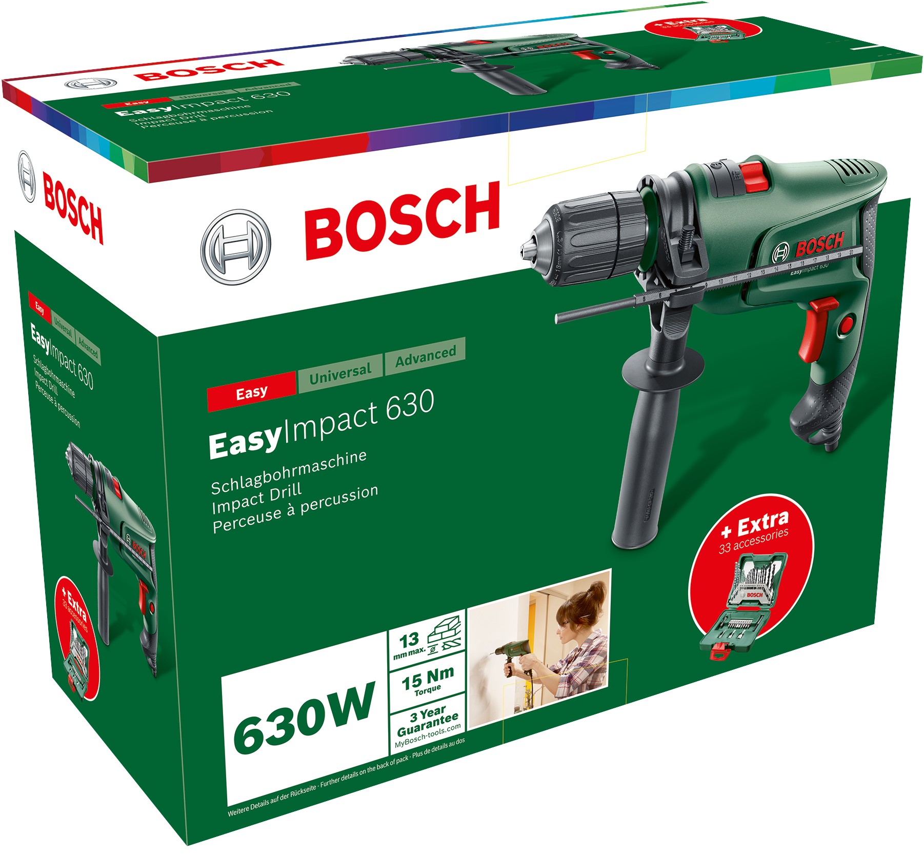 Taladro con percusión EasyImpact 630