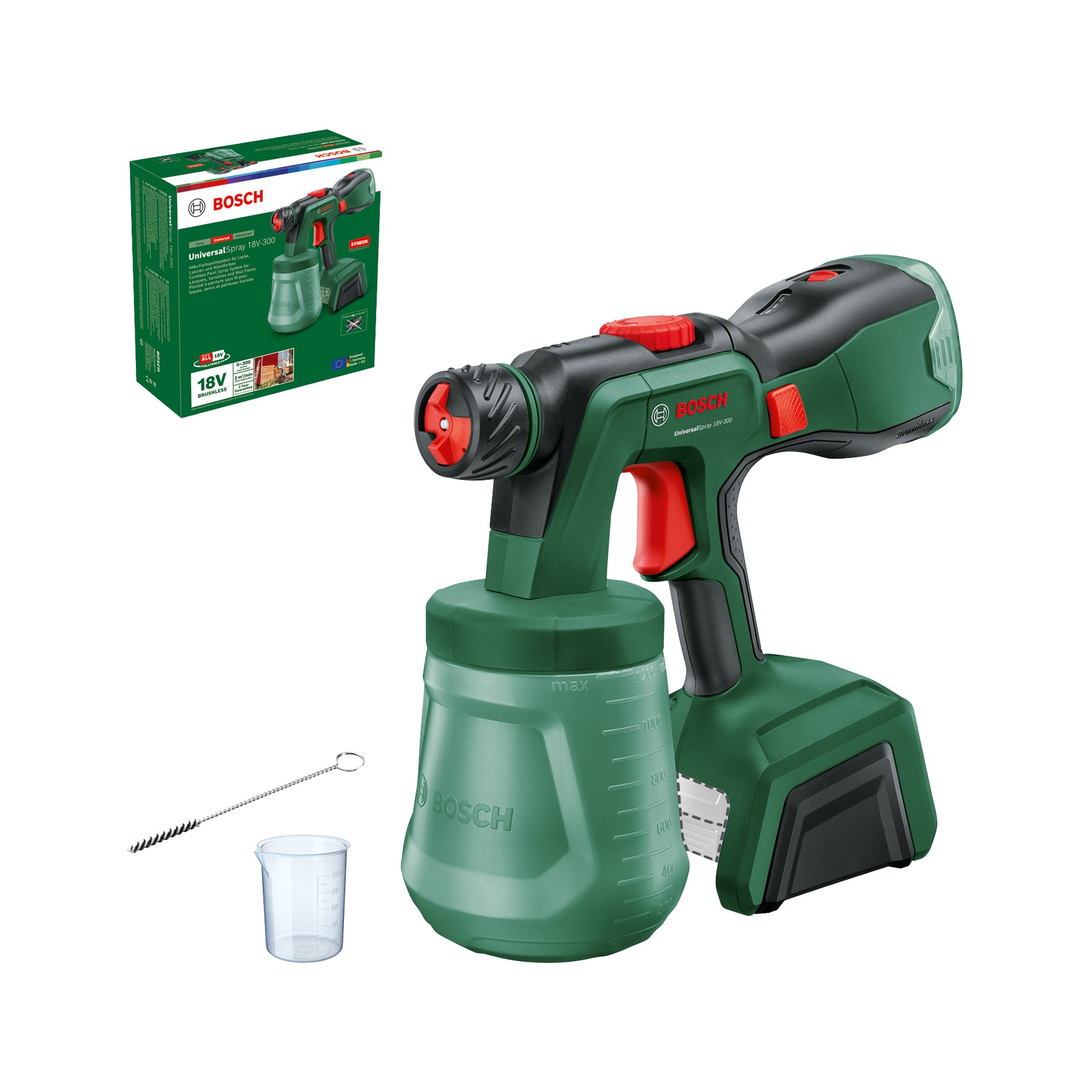 Pistola para pintar UniversalSpray 18V-300