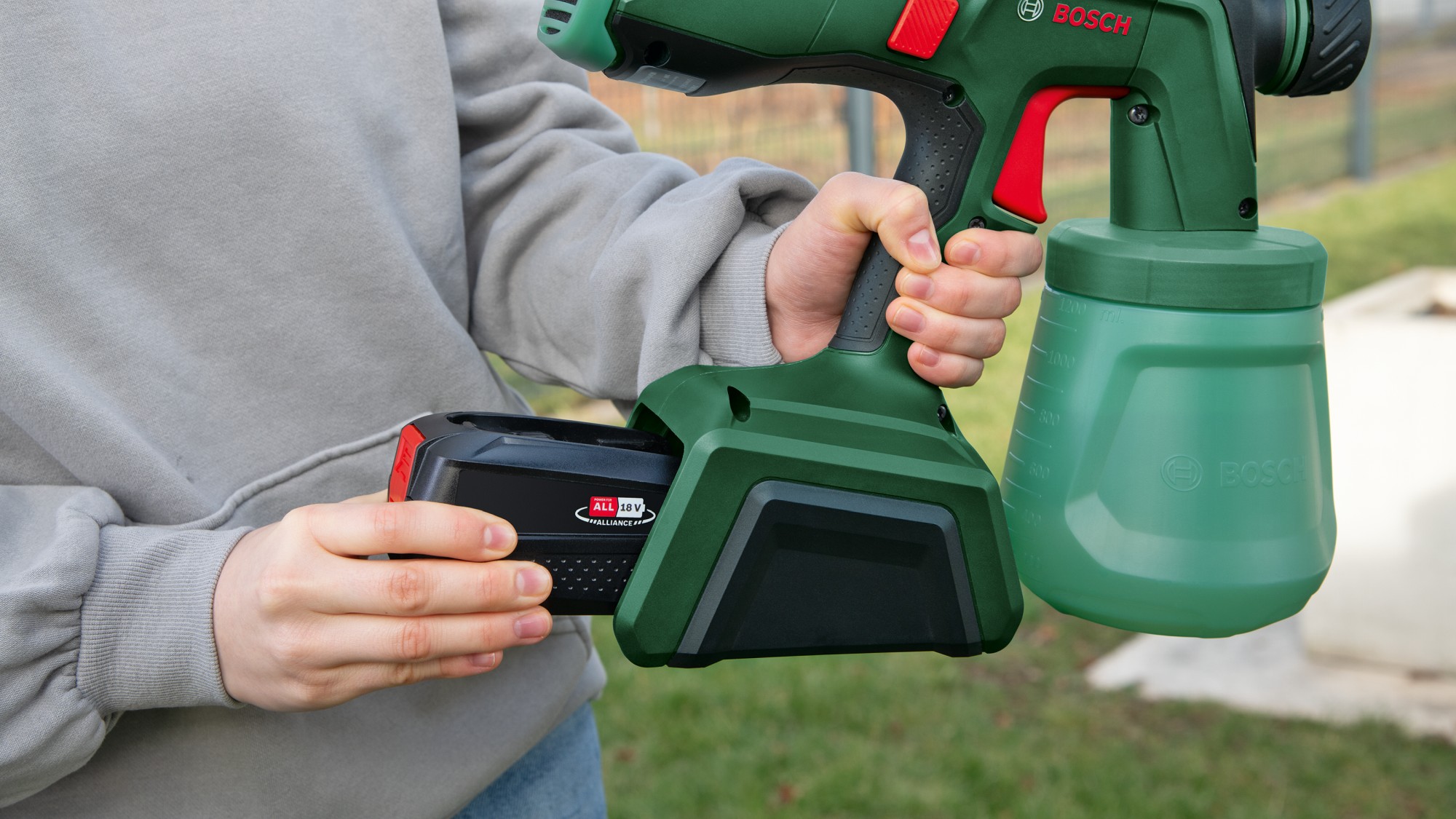 Pistola para pintar UniversalSpray 18V-300