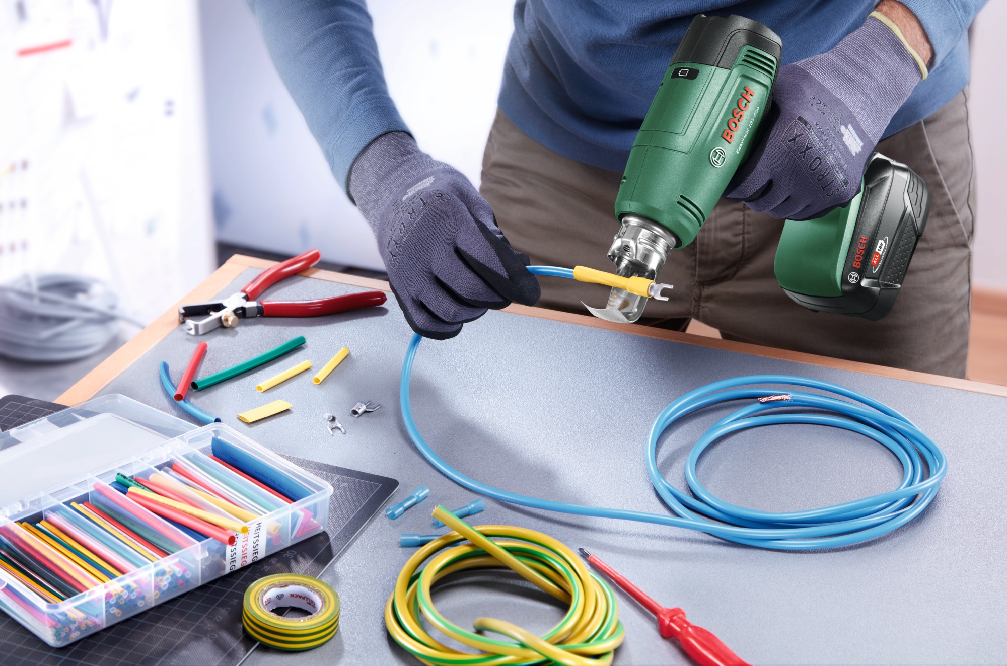 Decapador por aire caliente a batería EasyHeat 18V-500