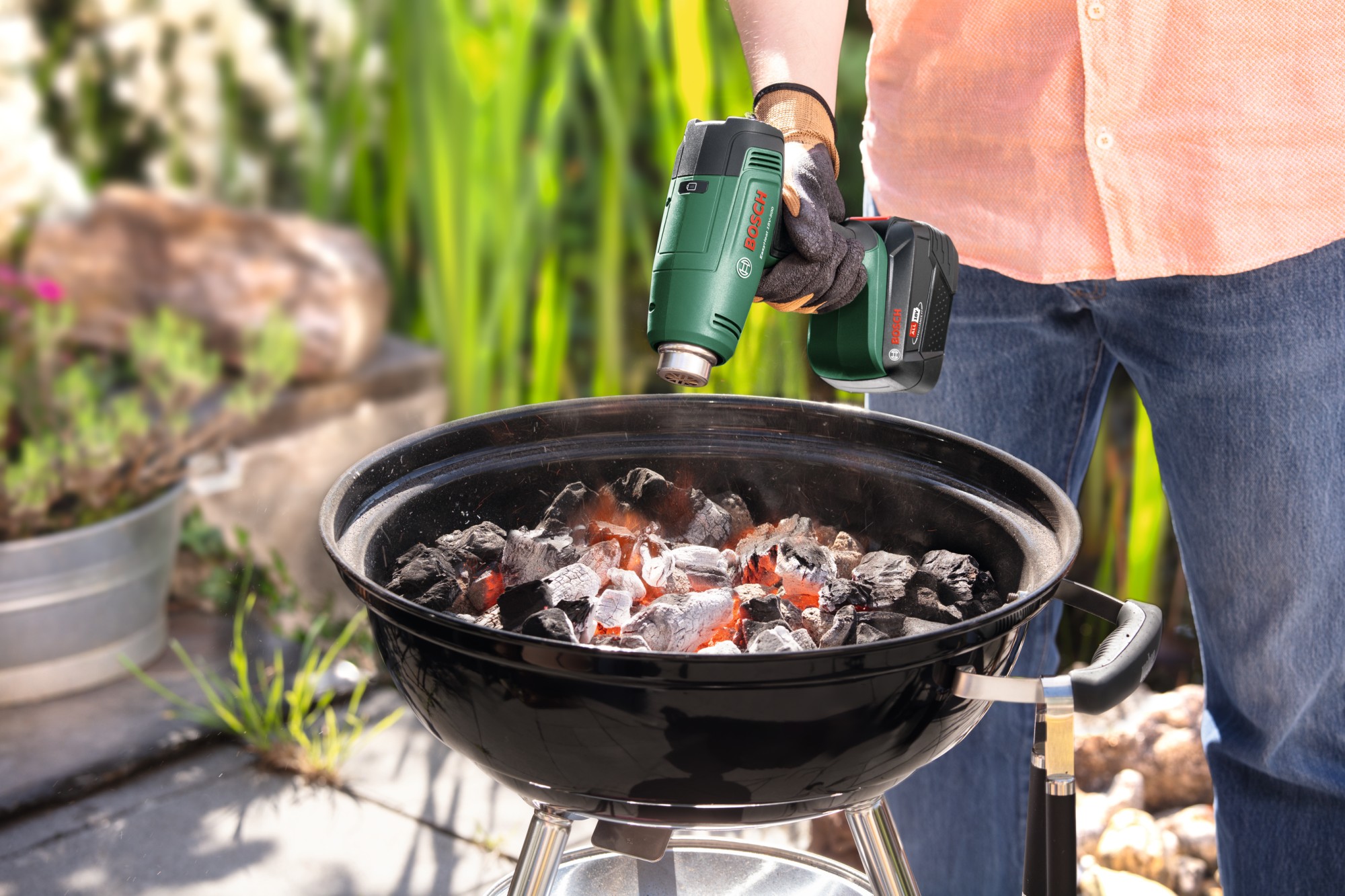 Decapador por aire caliente a batería EasyHeat 18V-500