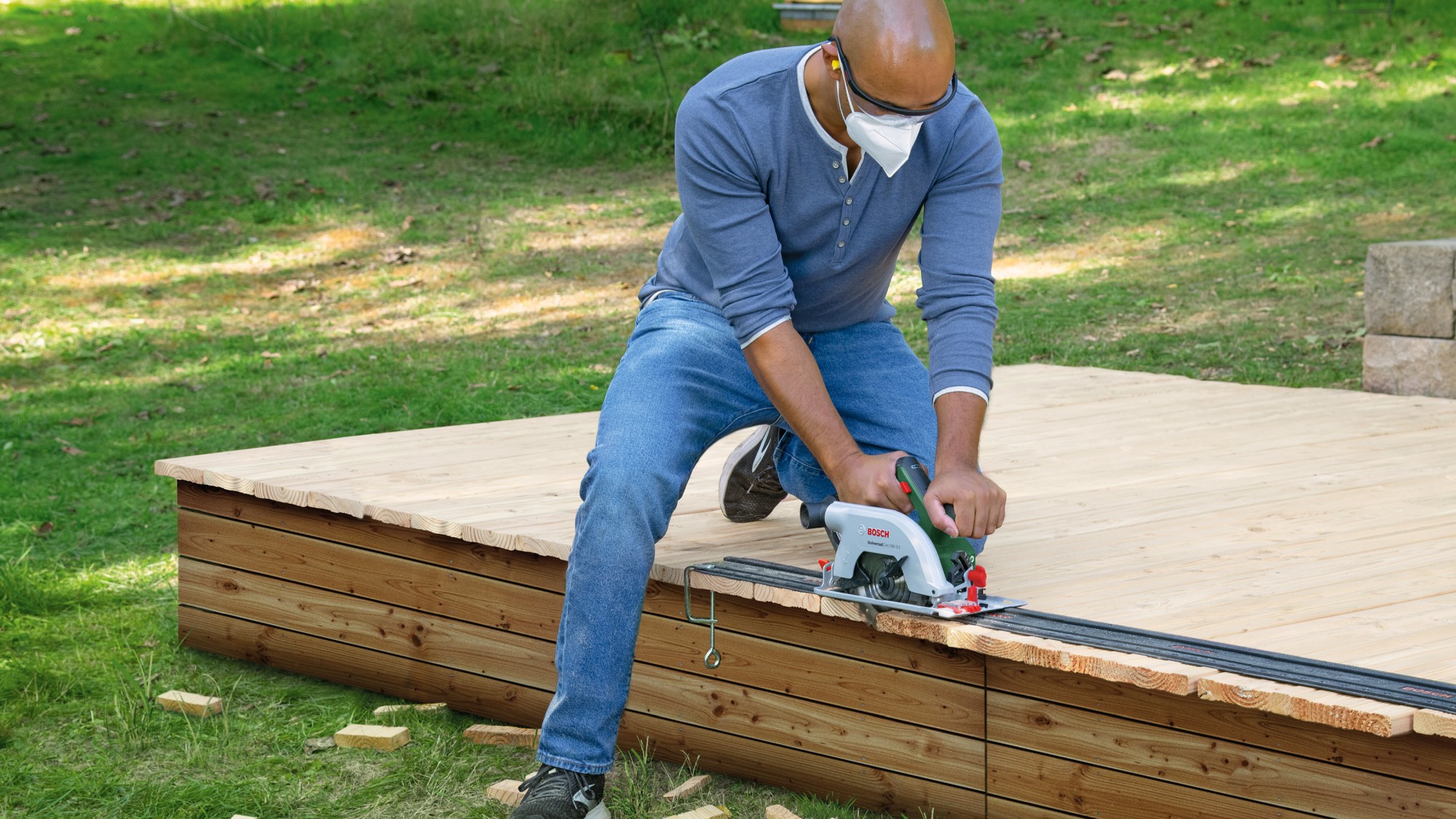 Sierra circular a batería UniversalCirc 18V-53