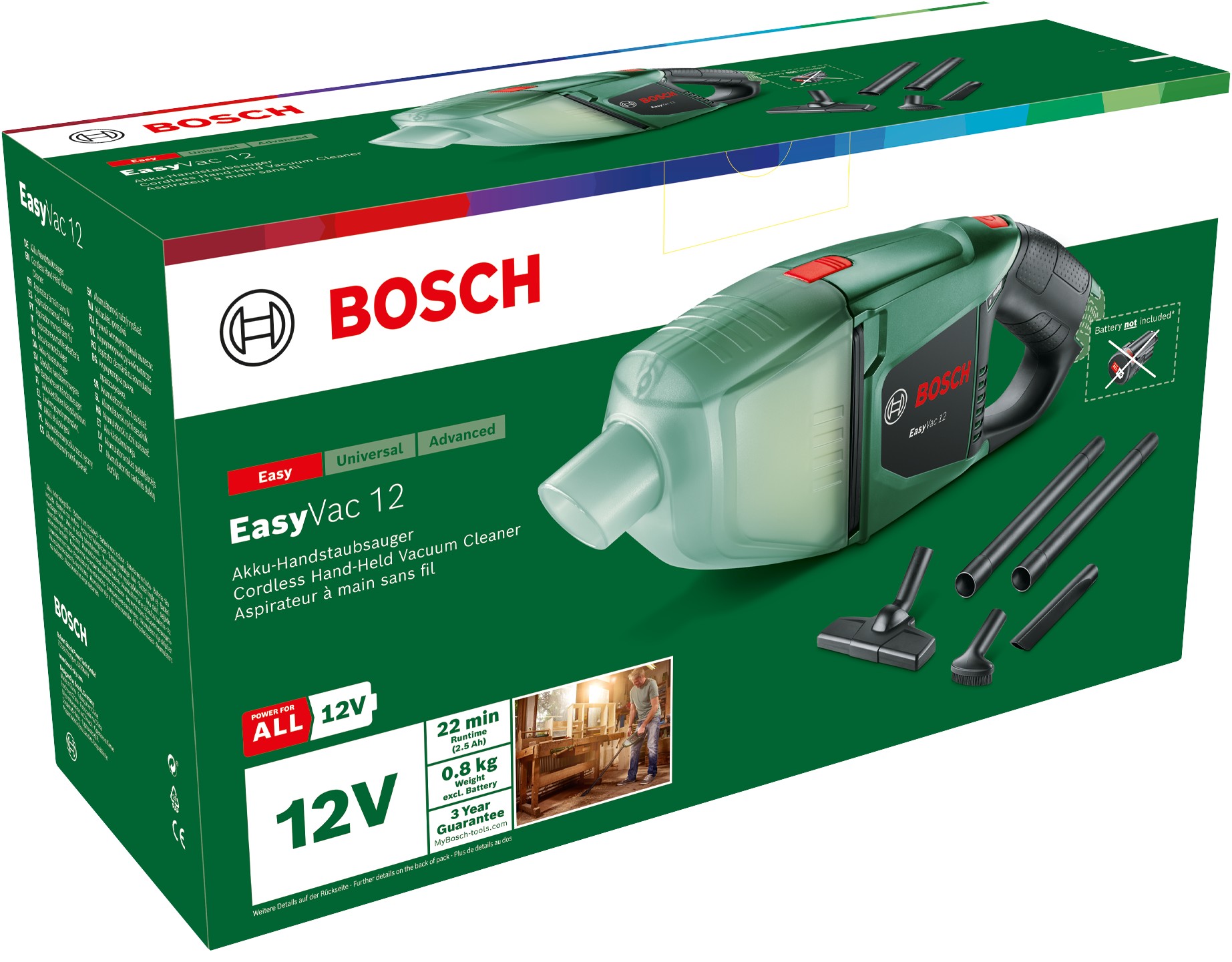 Aspirador en seco EasyVac 12