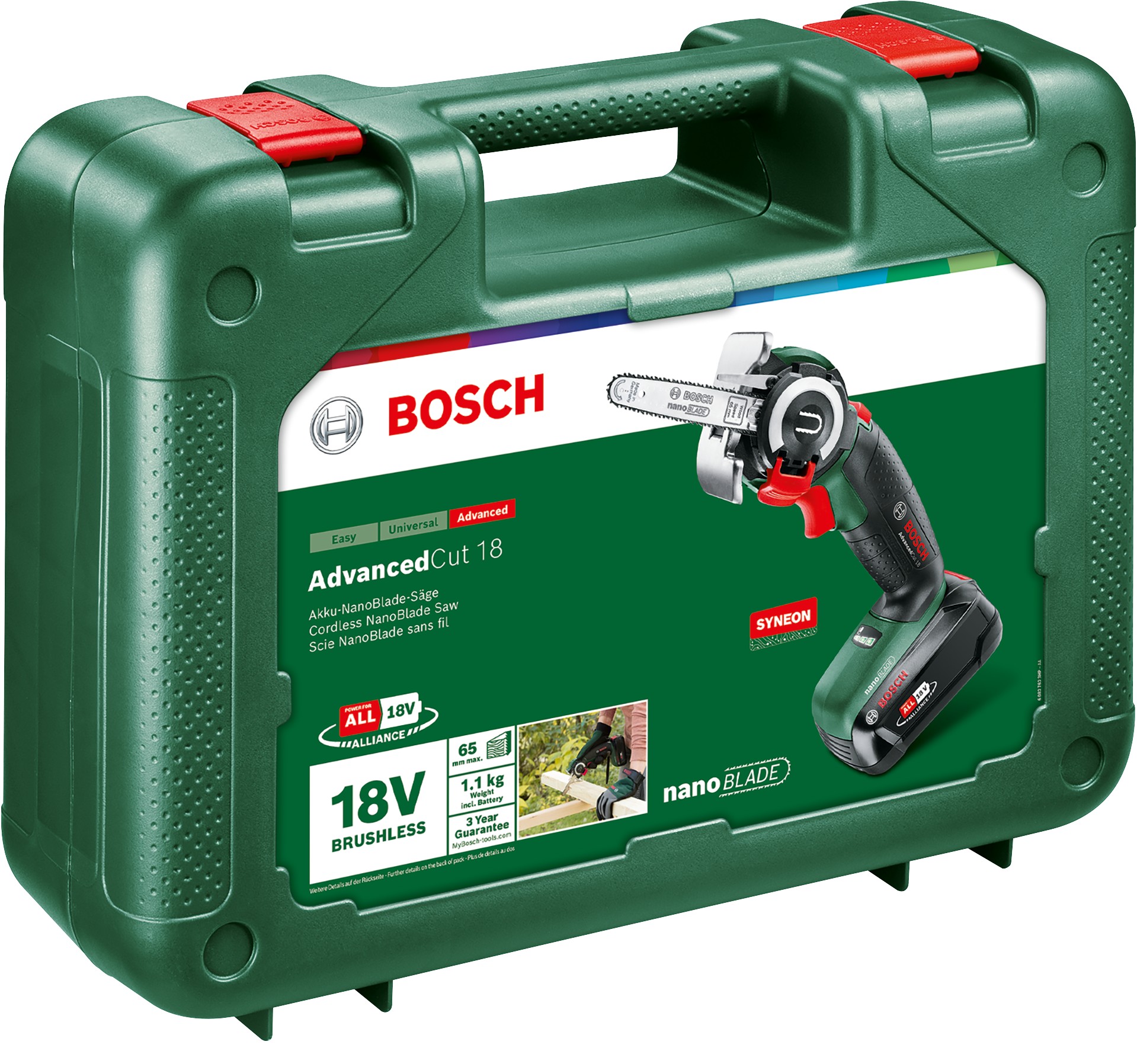 Sierra a batería NanoBlade AdvancedCut 18