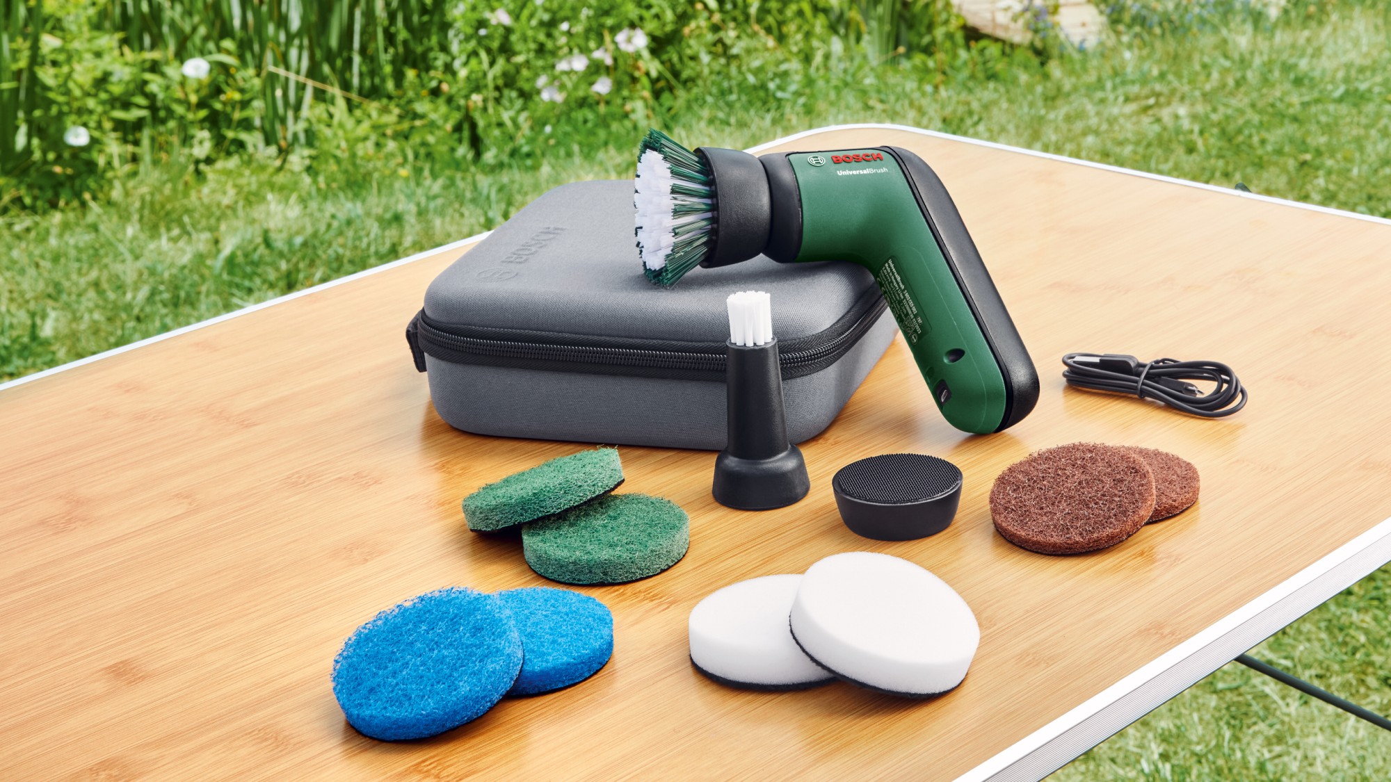 Cepillo de limpieza a batería Juego UniversalBrush