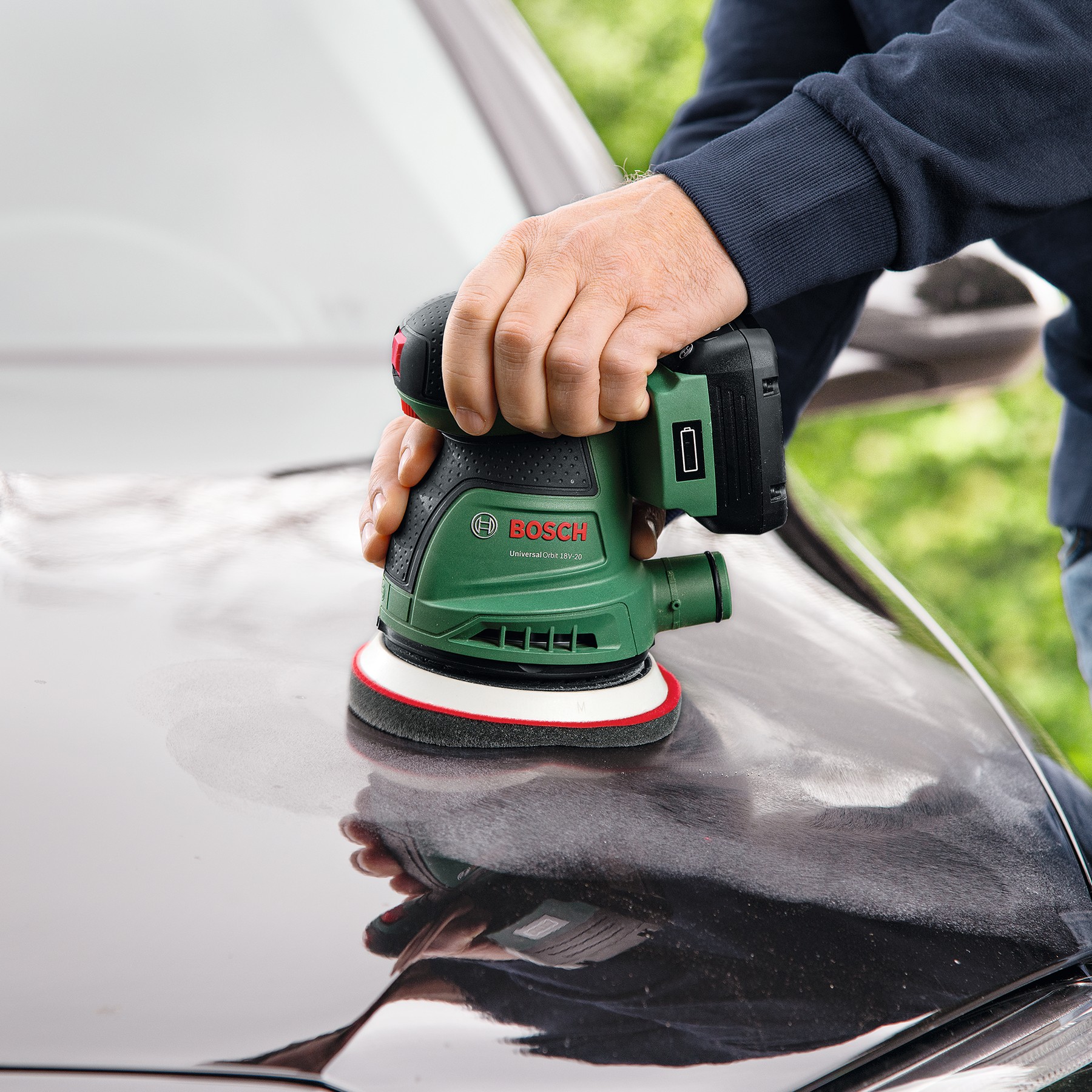 Lijadora excéntrica a batería UniversalOrbit 18V-20