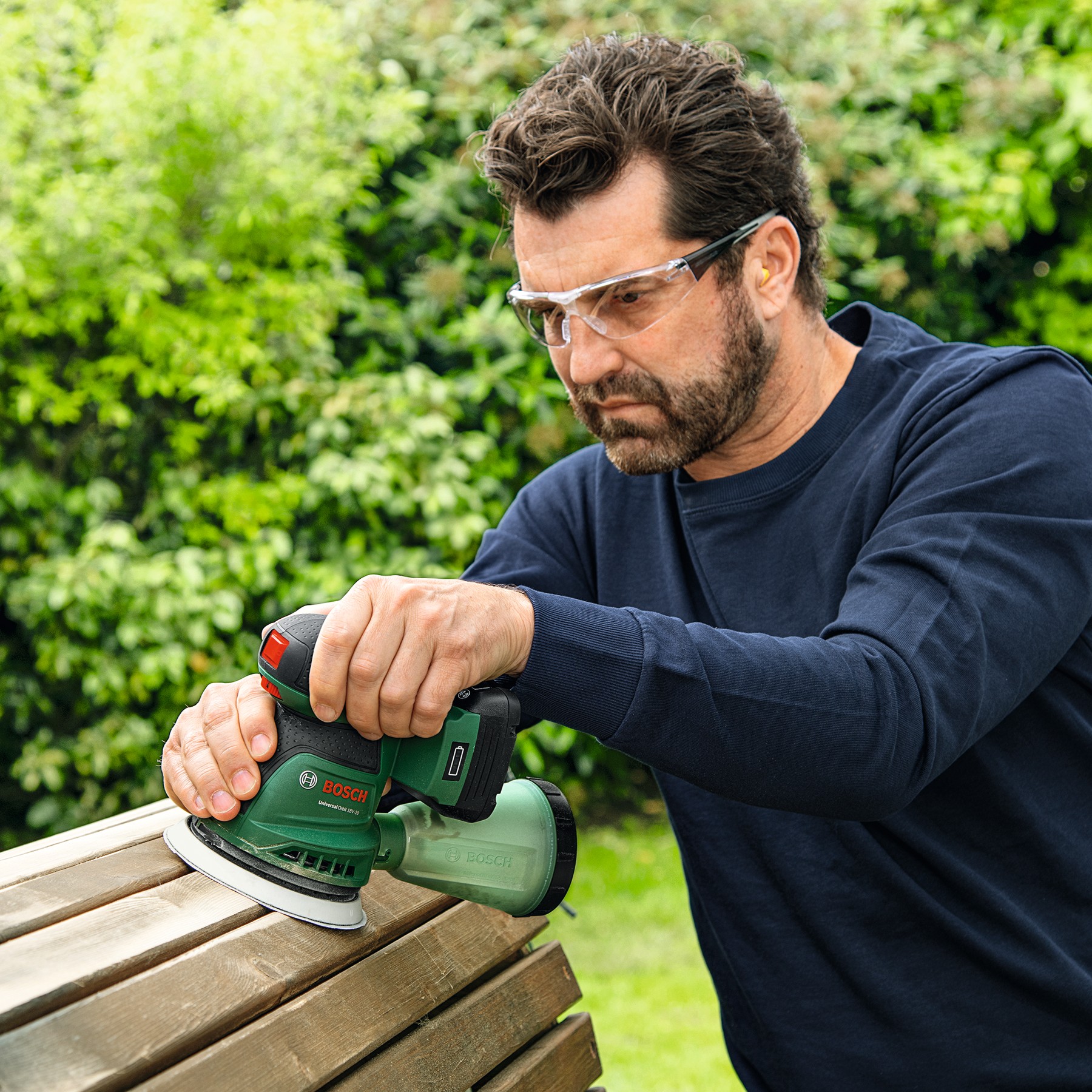 Lijadora excéntrica a batería UniversalOrbit 18V-20