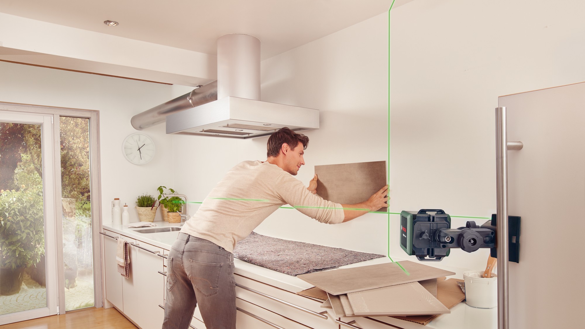 Láser de líneas cruzadas Quigo green