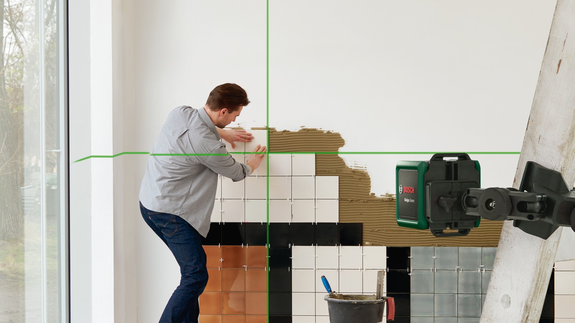 Láser de líneas cruzadas Quigo green