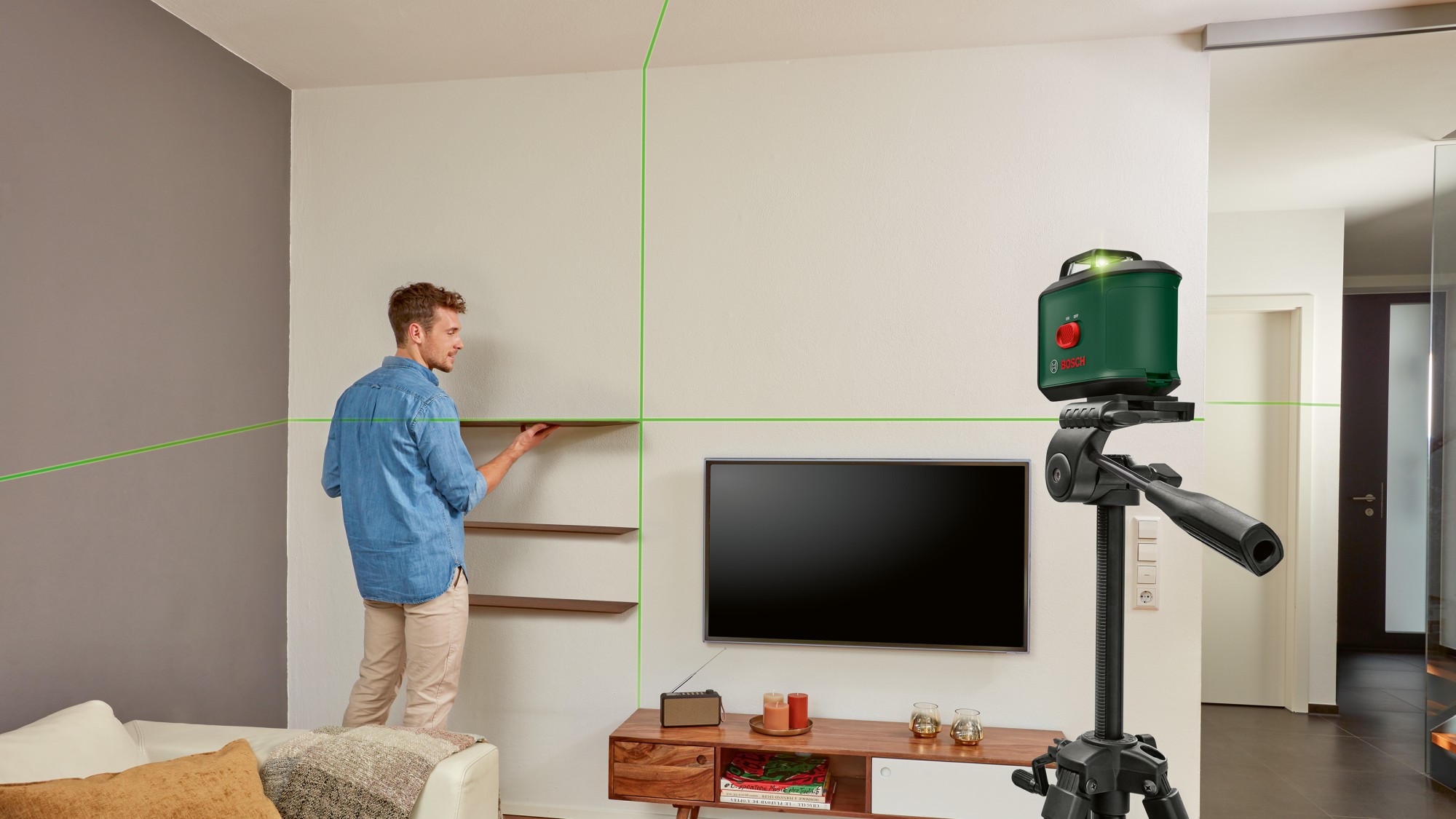 Láser de líneas cruzadas UniversalLevel 360, Premium Set