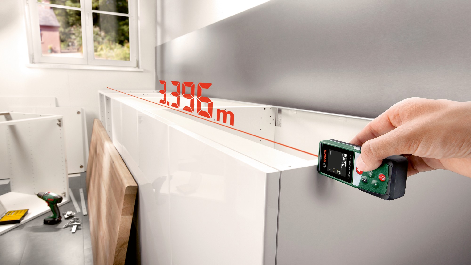 Medidor láser digital UniversalDistance 50C