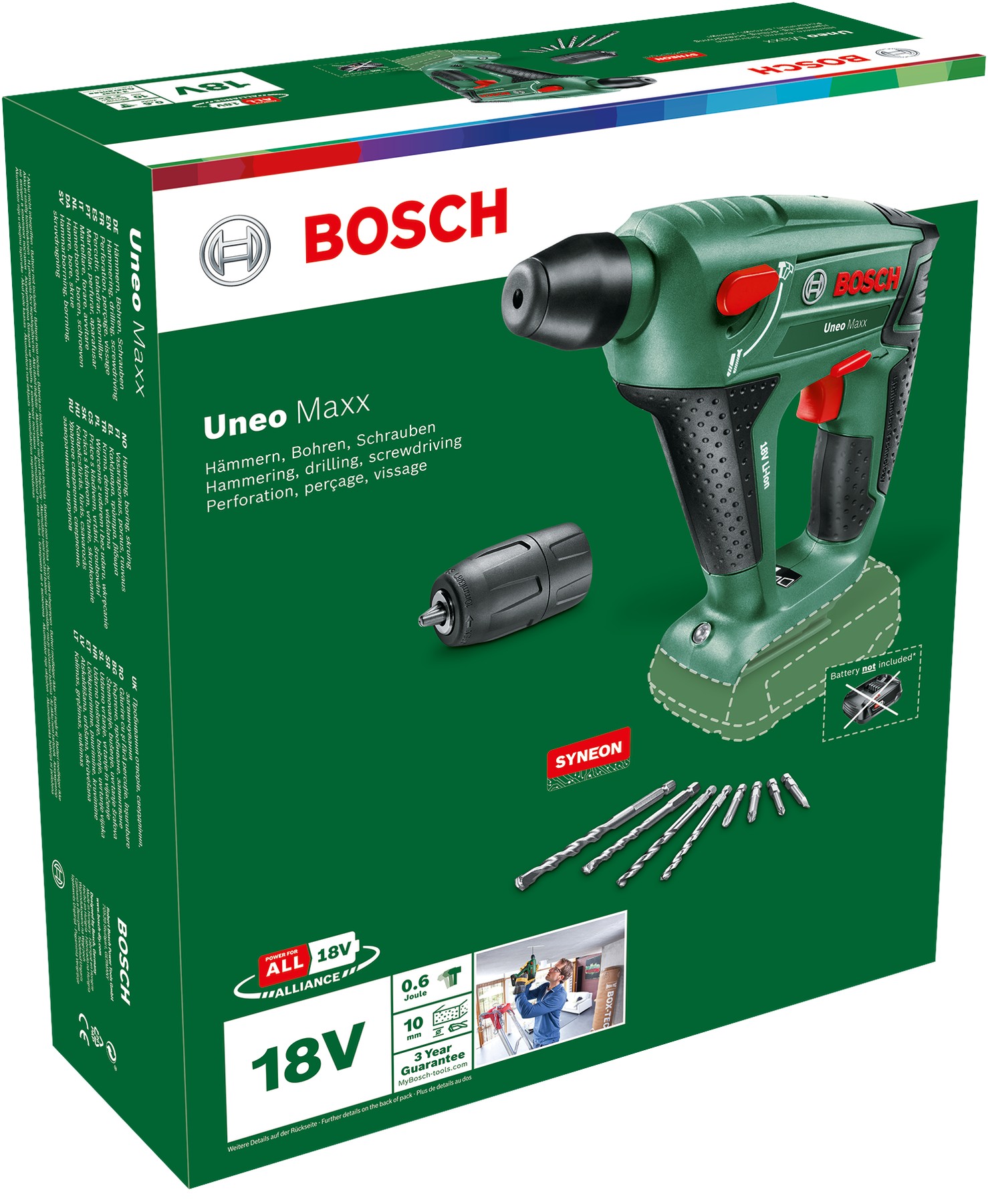 Martillo perforador a batería UNEO Maxx