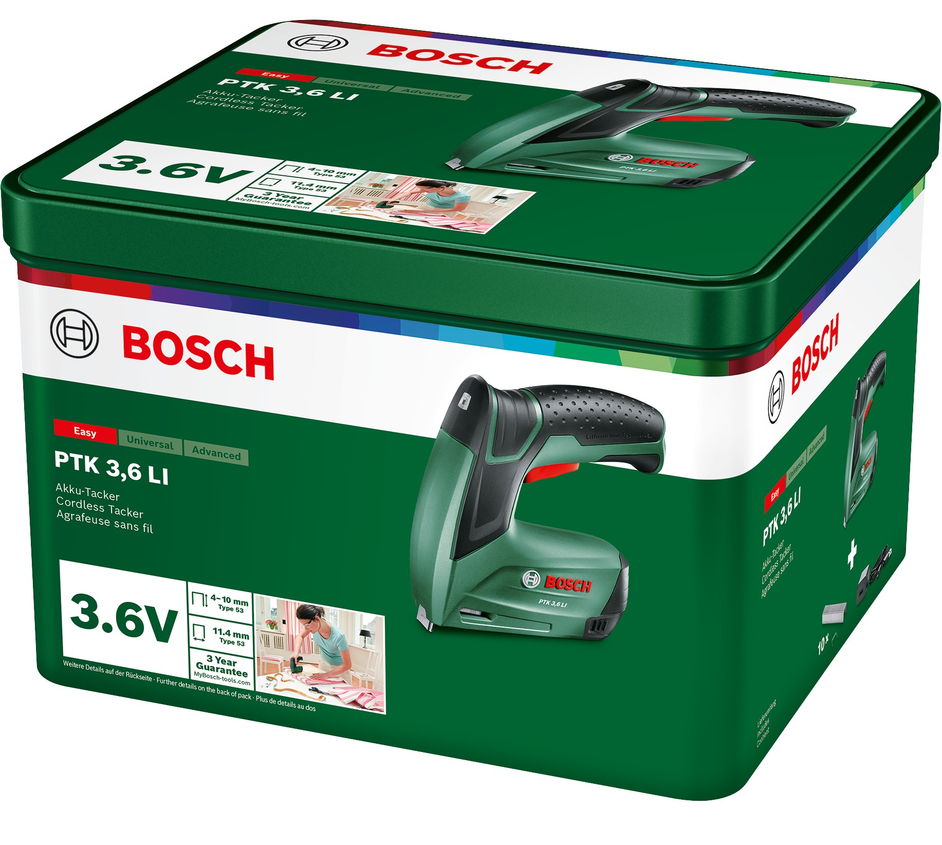 Grapadora a batería PTK 3,6 LI