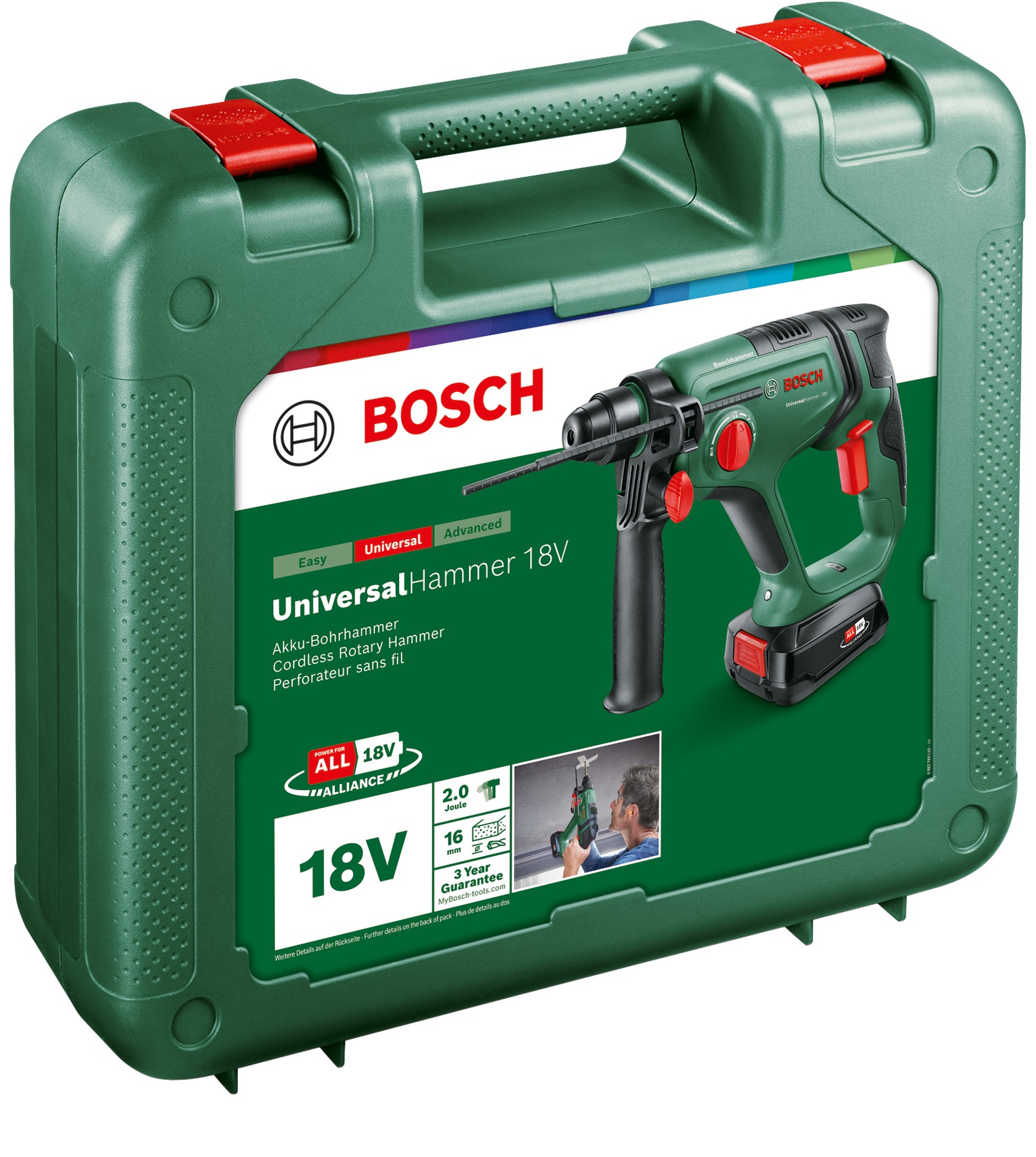 Martillo perforador a batería UniversalHammer 18V