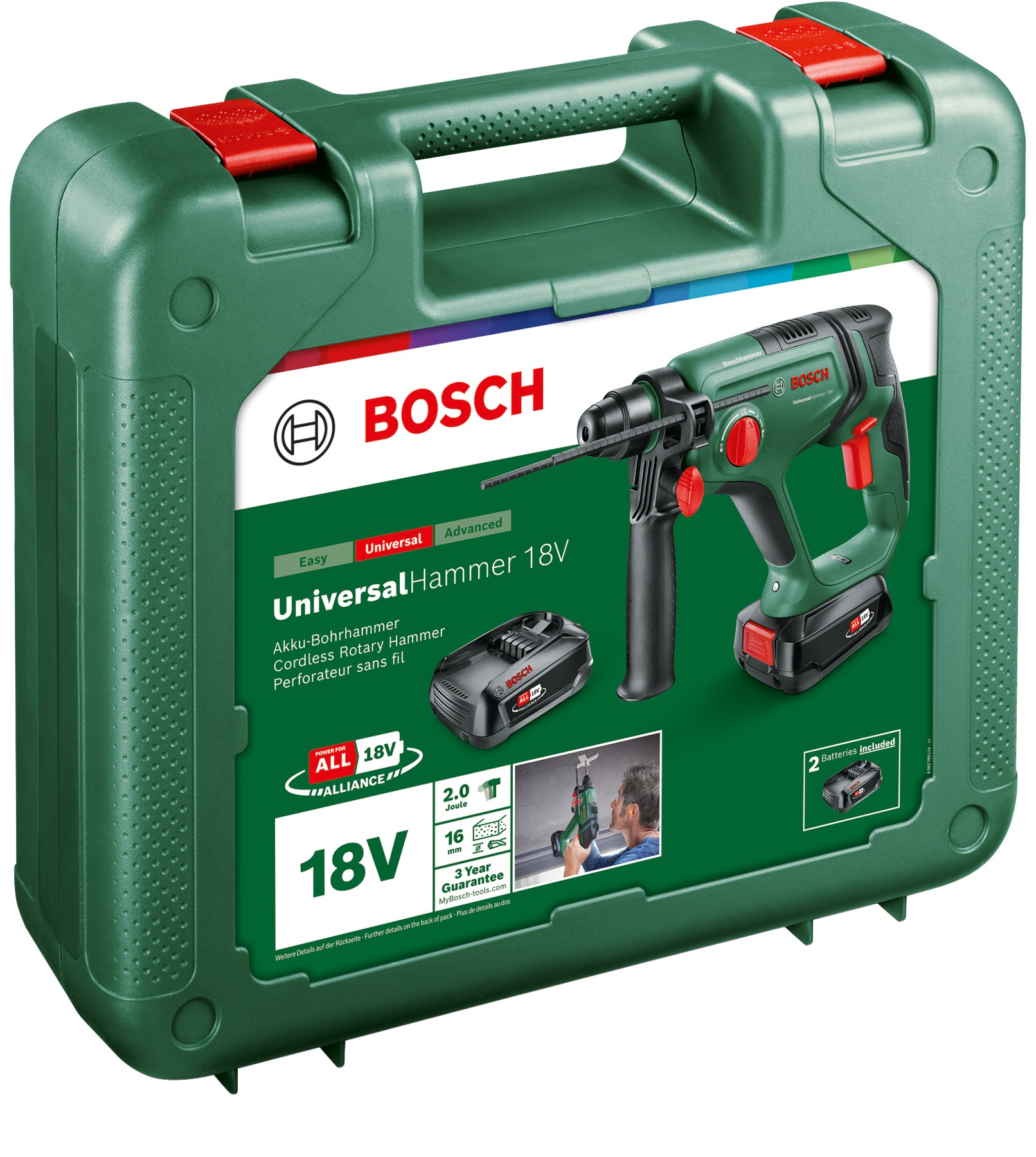 Martillo perforador a batería UniversalHammer 18V