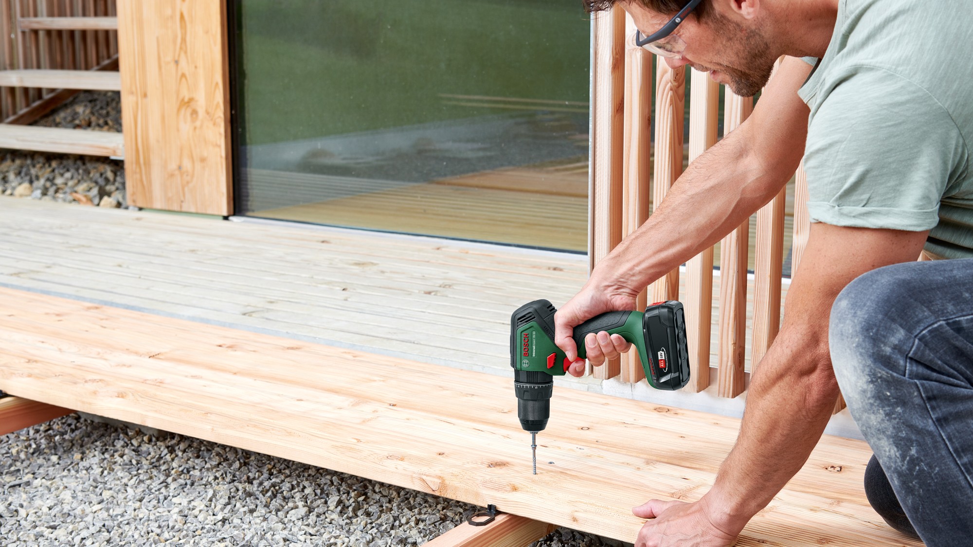 Taladradora de percusión con batería UniversalImpact 18V-60