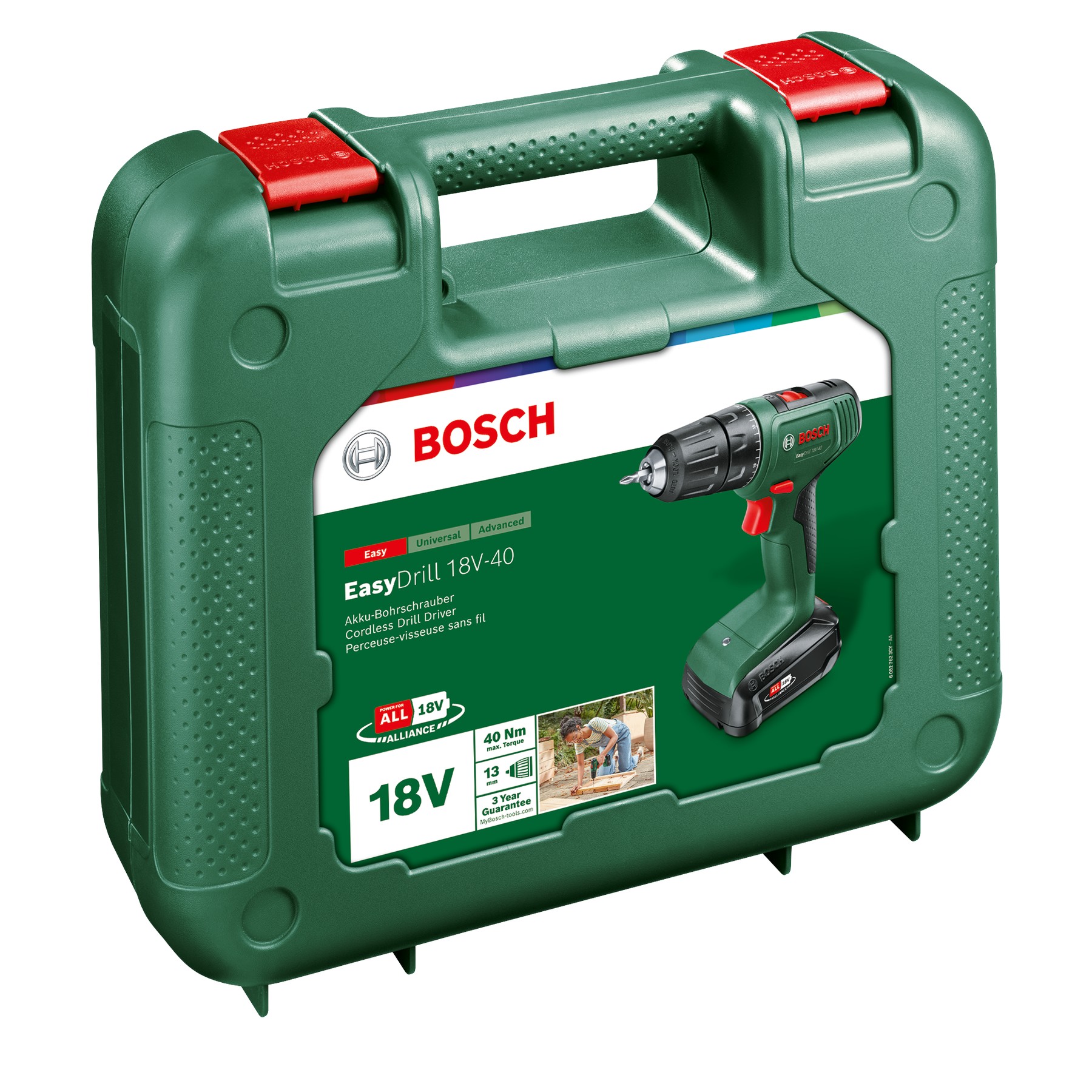 Atornillador a batería EasyDrill 18V-40