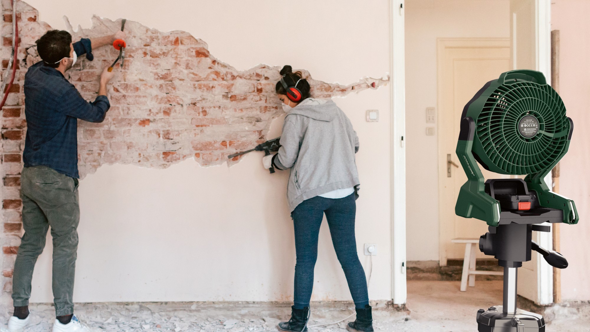 Ventilador a batería UniversalFan 18V-1000