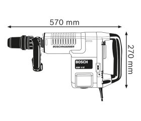 Martillo demoledor SDS max GSH 11 E