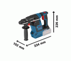 Martillo perforador SDS plus a batería GBH 18V-26