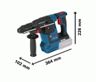 Martillo perforador SDS plus a batería GBH 18V-26 F