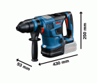 Martillo perforador SDS plus BITURBO a batería GBH 18V-34 CF