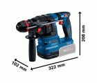 Martillo perforador a batería con ONECHUCK GBH 18V-22 X