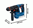 Martillo perforador a batería con ONECHUCK GBH 18V-18 X