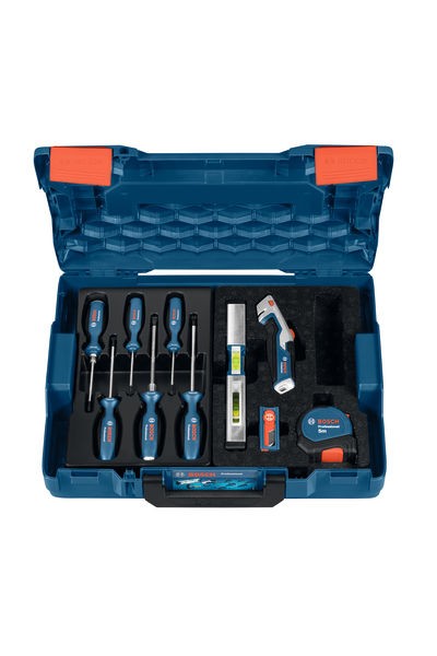 Set de destornilladores y varias herramientas manuales, 19 uds.