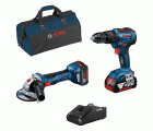 Kit combinado Kit de 18 V: GSB + GWS + 2 GBA 4.0Ah + GAL