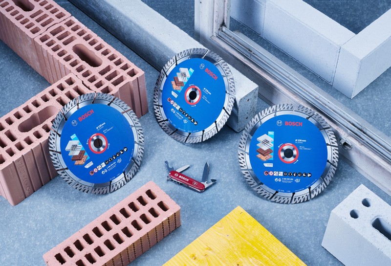 Kit 3 discos de diamante EXPERT MULTI de 230 mm + navaja