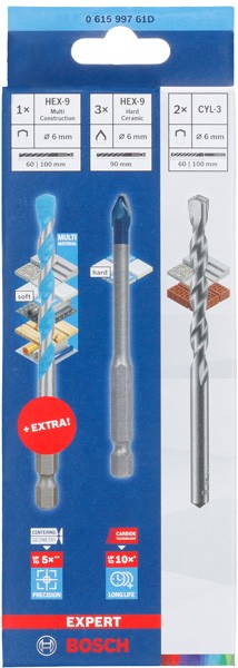 Kit 2 discos de diamante EXPERT Multimaterial de 230 mm