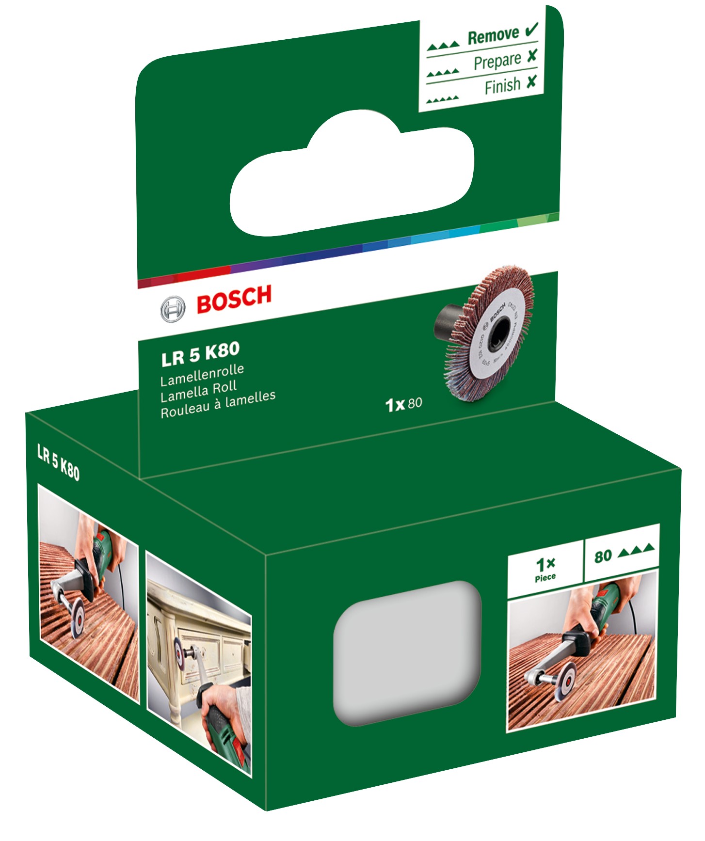 Accesorio de sistema Cepillo multilámina 80