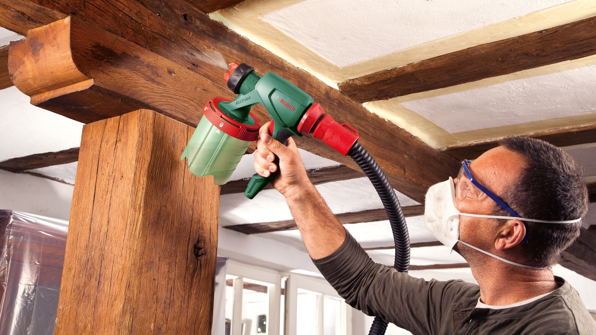 Accesorio de sistema Pistola de pulverización fina para todos los tipos de pintura