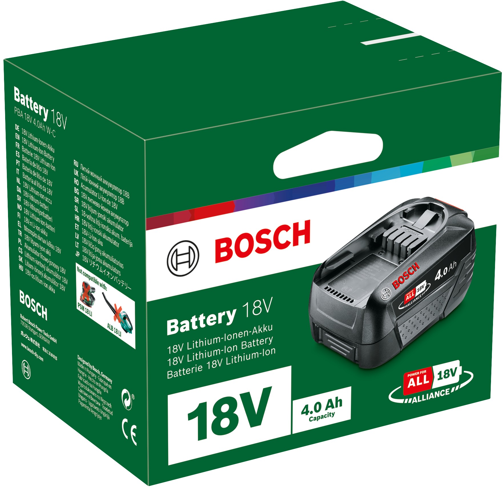 Batería PBA 18V 4.0Ah W-C