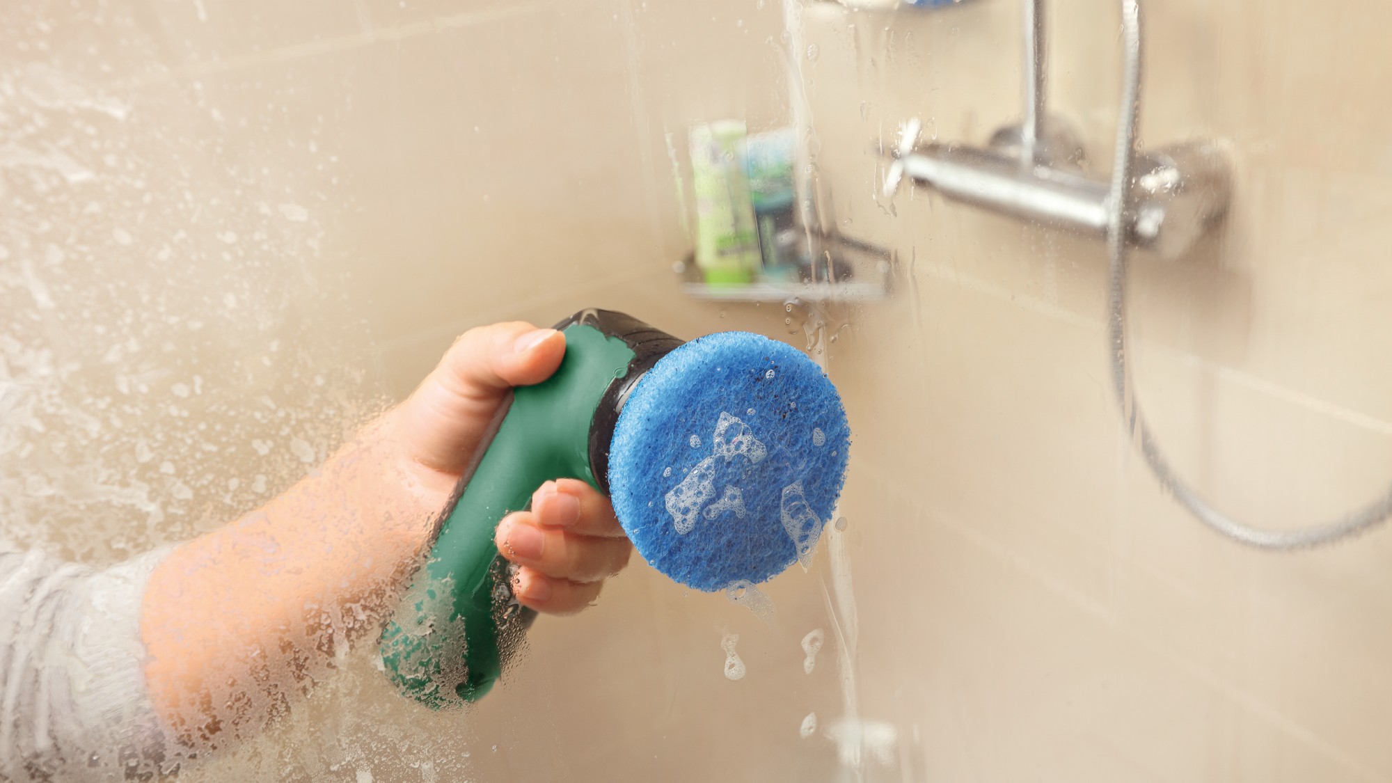 Cepillo de limpieza a batería Almohadilla de microfibra que no raya