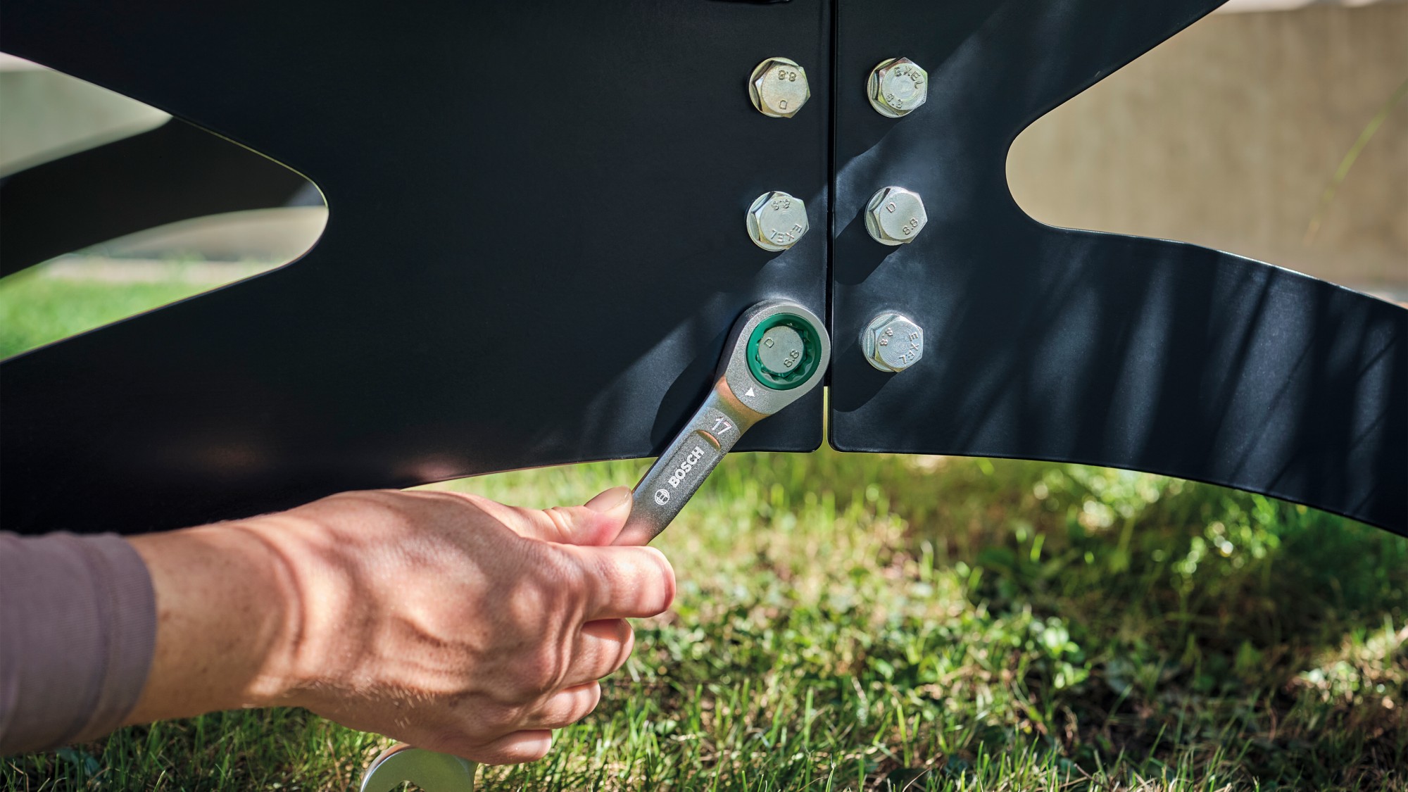 Set de llaves de carraca combinadas, 8 piezas