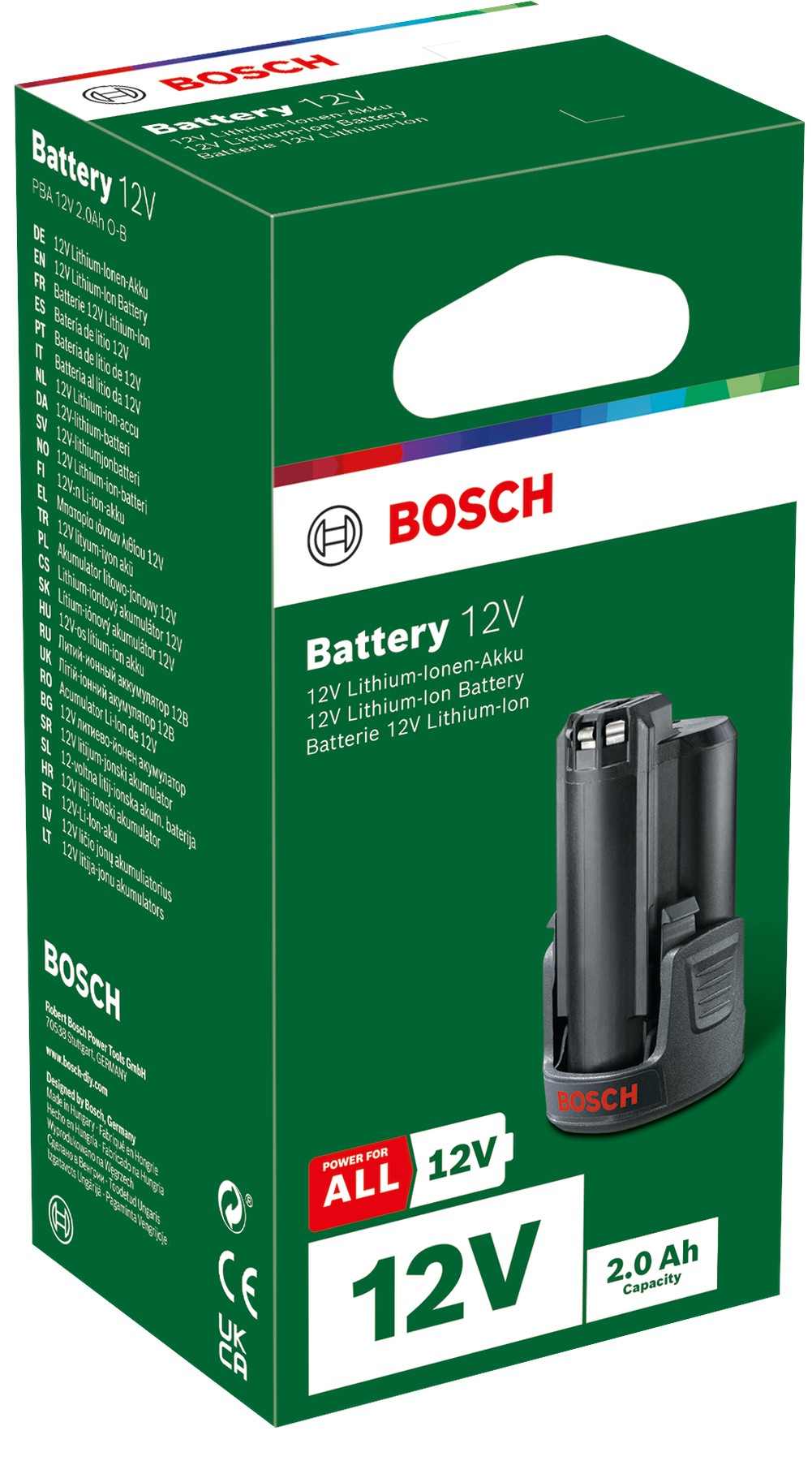 Batería Batería PBA 12V 2.0Ah O-B