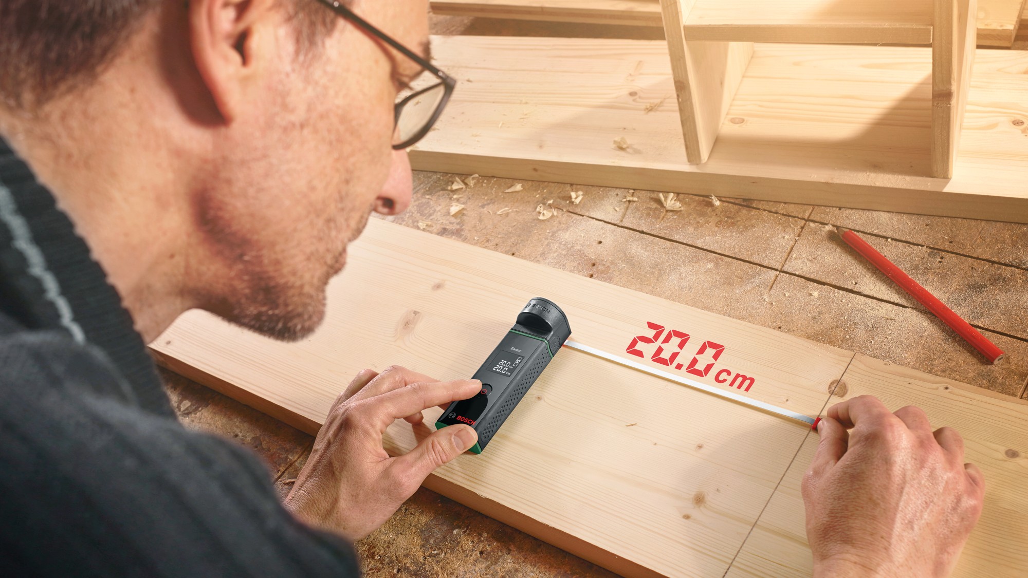 Accesorio de sistema Zamo: adaptador de cinta métrica