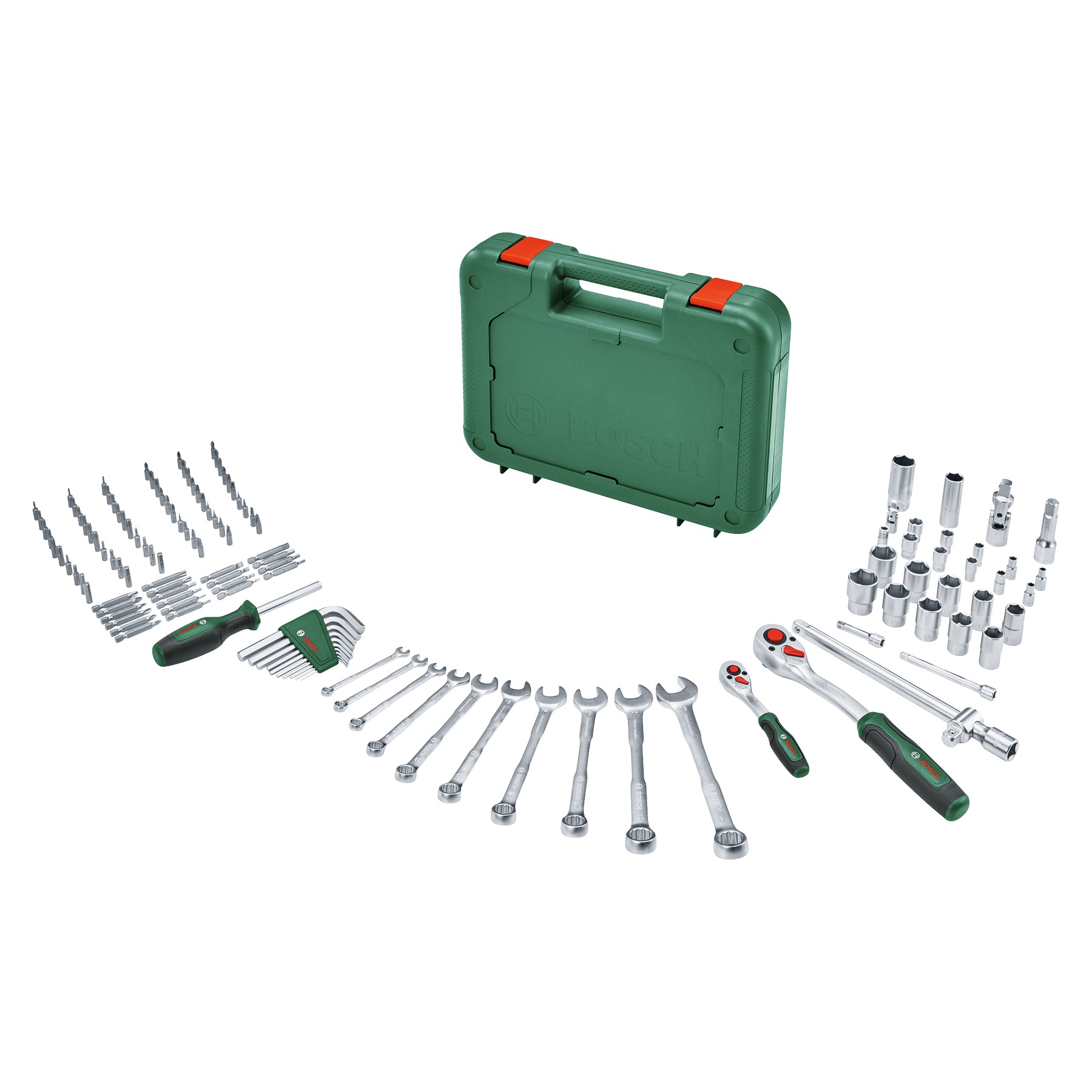 Set de herramientas de mano avanzado, 132 piezas