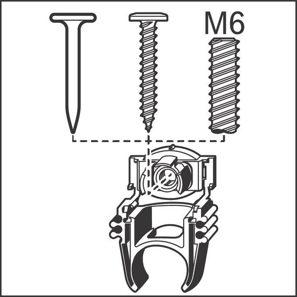 Clip para conducto PRO EPC, 32 mm