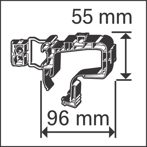 Colgador de cable PRO EPH, 20 cables NYM 3 x 1,5 mm²