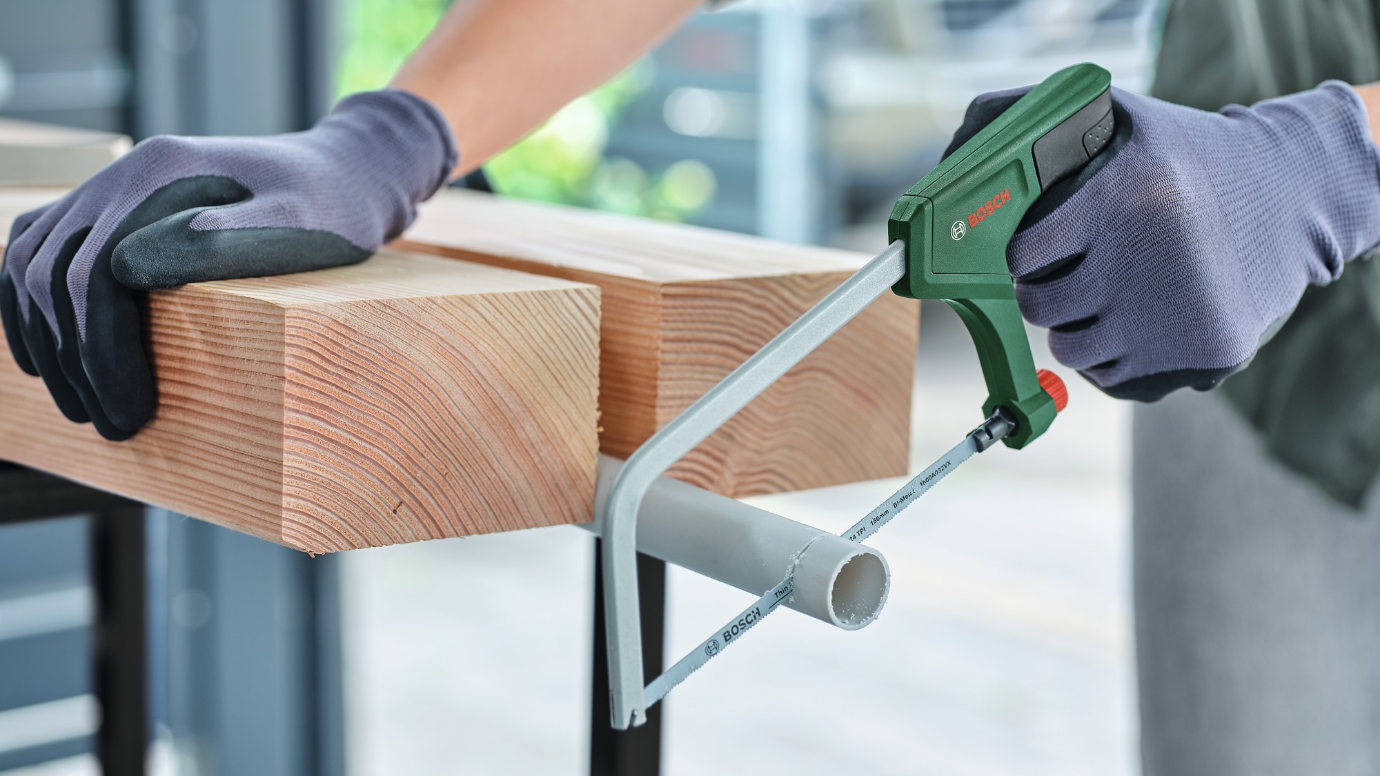 Hojas para sierra de arco de 150 mm con 24 TPI, 3 unidades