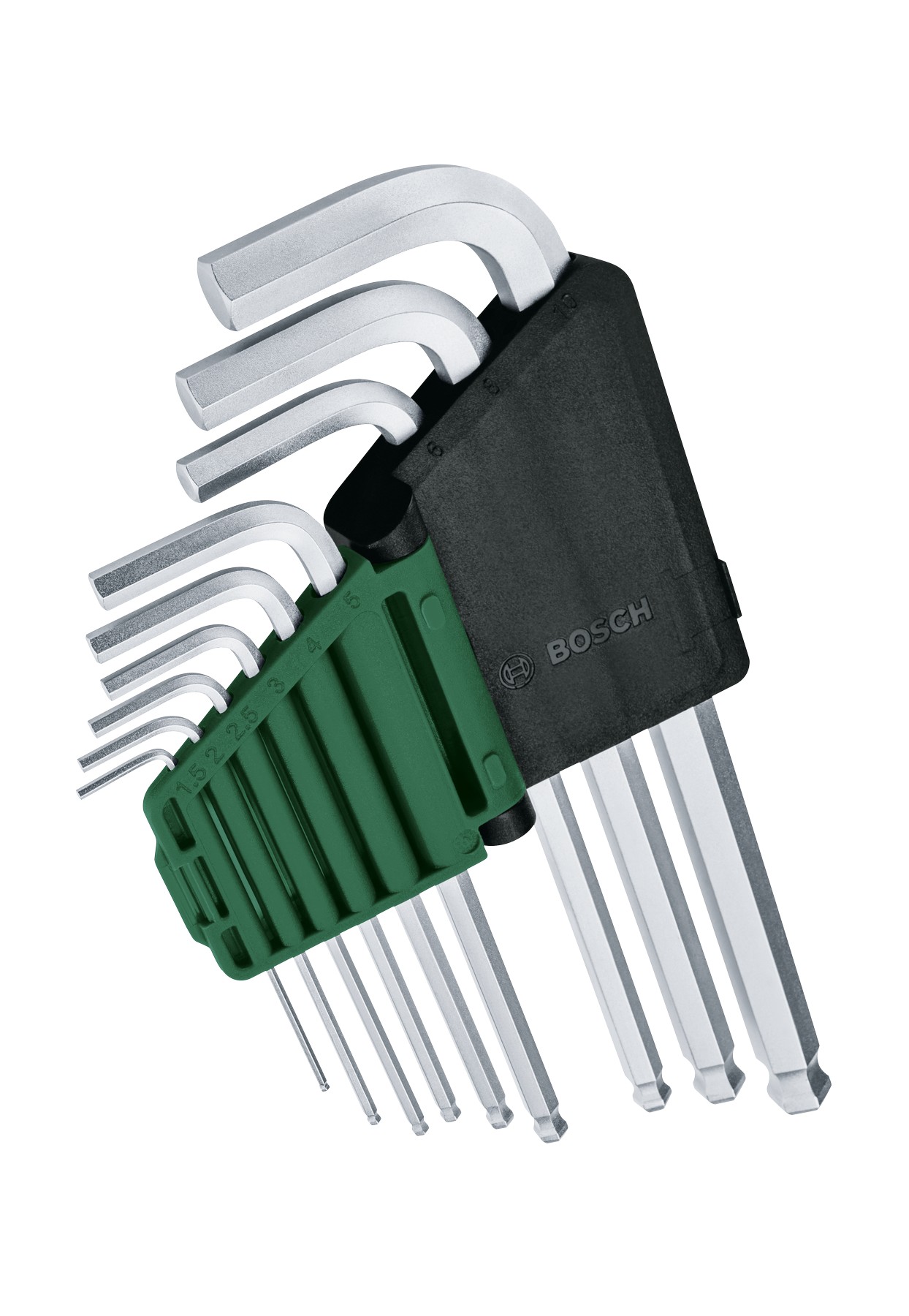 Juego de llaves hexagonales, 9 piezas