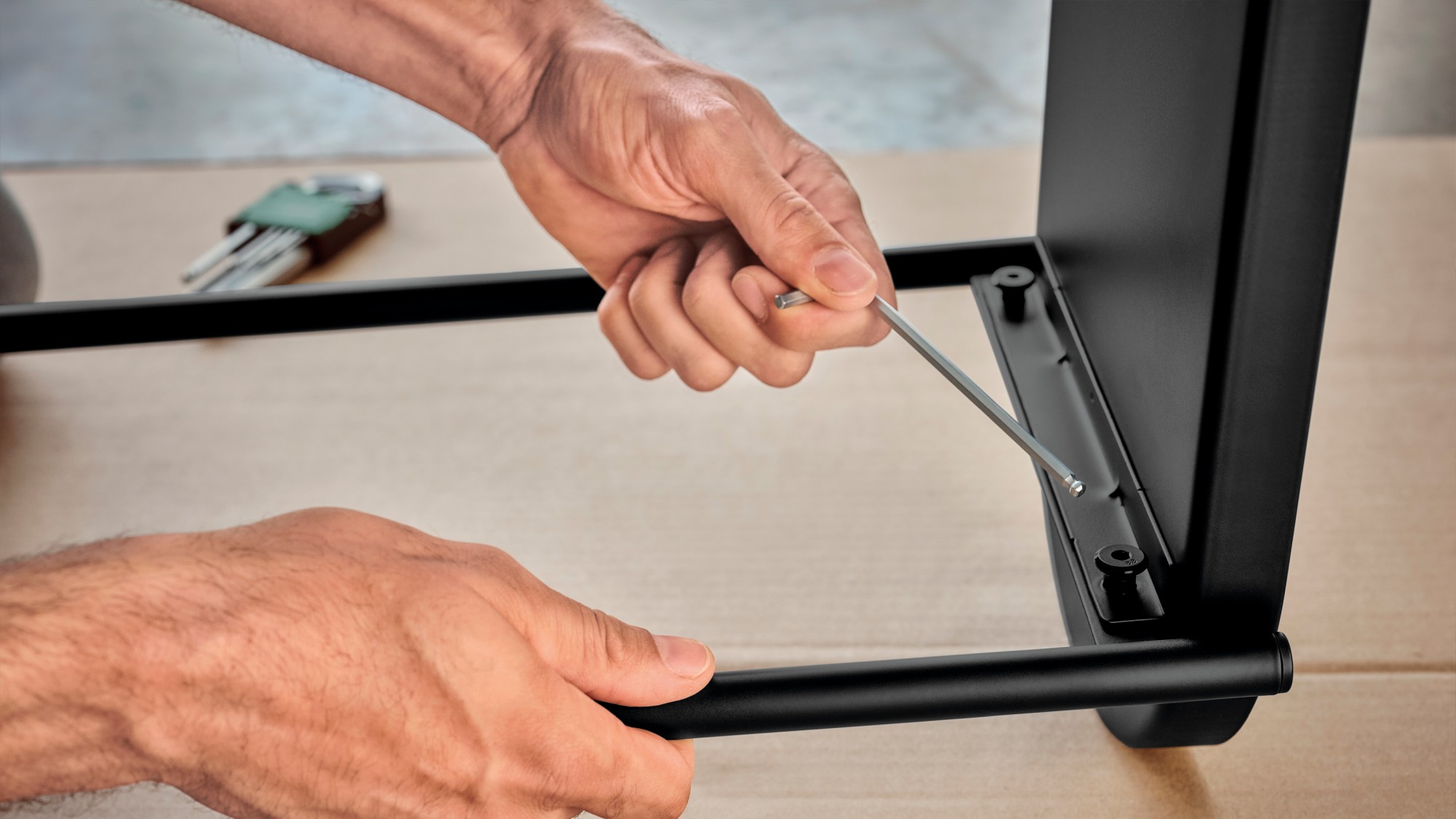 Juego de llaves hexagonales, 9 piezas