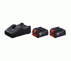 Juego básico 2 GBA 18V 4.0Ah + GAL 18V-40