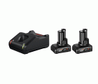 Juego básico 2 GBA 12V 6.0Ah + GAL 12V-40
