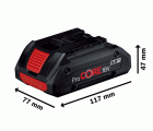 Batería 4 x ProCORE18V 4.0Ah + 2 x ProCORE18V 8.0Ah