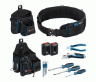 Cinturón de herramientas y set de herramientas manuales, 19 uds. Professional